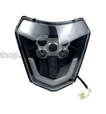 Фара   (в сборе) CRF-250 New/Lite 250 (диодная LED) VV