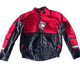 Мотокуртка   без защиты (текстиль) (size:XL, красная) VV