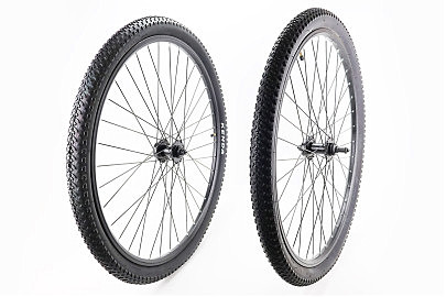 Колеса 29" переднє+заднє, з шинами KENDA, Disk-brake, обід алюм., втулка 14Gx36H, під вільнобіг, кріпл. ексцентрик