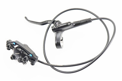 Тормоз Disk-brake гидравлический передний, чёрный BL-MT200/BR-MT200 (левая ручка) 900мм