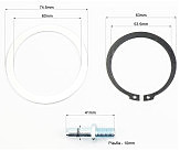 V200-F2 V250-F2 Болт крепления звезды задней к демпферу 5шт + гайки + шайбы к-кт 12 деталей
