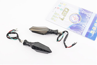 Поворот диодный на гибкой ножке LED СТРЕЛА тип 1"секвентальный", 2шт