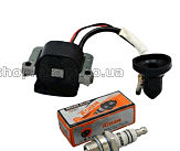 Катушка   зажигания   мотокосы   1E36F + свеча NOKER KOSA-2