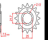 Зірка передня JT JTF1536.15RB 15x520