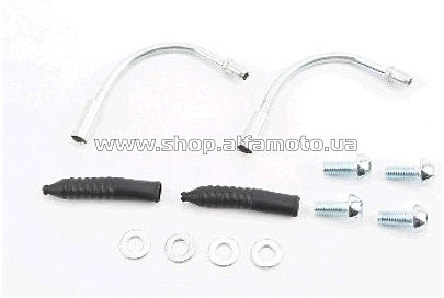 Тормозная направляющая V-Brake с пыльником, крепежом, (2 колеса)   OEM