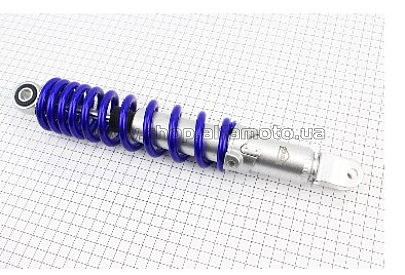 Амортизатор   GY6, DIO ZX, LEAD   310mm, регулируемый   (синий)   KOMATCU