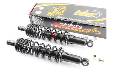 Амортизаторы   (пара) Delta   340mm, регулируемые, мягкие   (черные)   KOMATCU