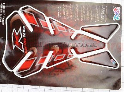 Наклейка   на крышку бака  RACING, красный NG-020