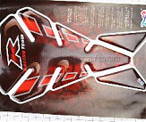 Наклейка   на крышку бака  RACING, красный NG-020