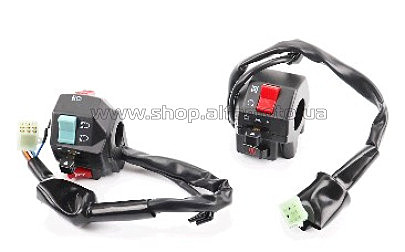 Блоки кнопок руля   (пара) Loncin LX200GY-3   KOMATCU