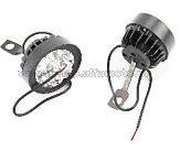 Фара дополнительная светодиодная влагозащитная (65*55mm) - 9 LED с креплением под зеркало, к-кт 2шт.