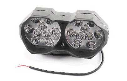 Фара дополнительная светодиодная влагозащитная &mdash; 18 LED,  (146* 62mm) с креплением