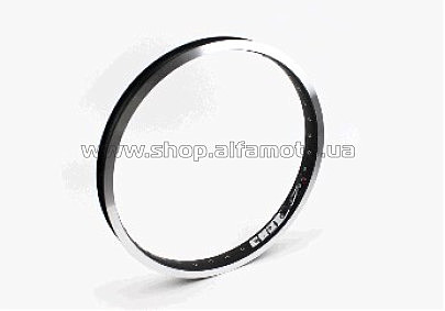 Обод   велосипедный 20 (406x32) BMX U-brake, пистонированный, 14Gх36H алюминиевый, чёрный DH39