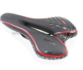 Седло велосипедное    MTB 270x160мм, черно-красное GEL   JING