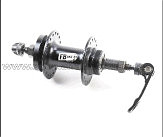 Втулка   заднего колеса велосипеда   (36 спиц, 14G) под вольнобег, Disk-brake, 2 пром-подшипника 6200 2RS, креп. эксцентрик, черная FB-A208В