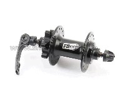 Втулка   переднего колеса велосипеда   (32 спицы) Disk-brake, 2 пром-подшипника 6200 2RS, креп. эксцентрик, черная FB-A291В