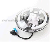 Вставка в фару с ободком R универсальная 6-LED, d-180mm, МОТО TUNING