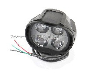 Фара дополнительная светодиодная влагозащитная &mdash; 4 LED с креплением, 65*50мм
