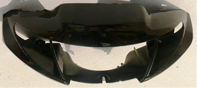 Пластик Yamaha JOG NEXT ZONE 3YK передний (голова) (черный) VDK