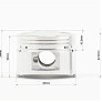 Поршень к-кт 60cc 44мм + 1,00 (палец 13мм)