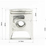 Поршень к-кт Honda LEAD100 51мм +0,75 (палец 13мм)