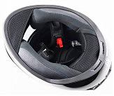 Шлем интеграл, закрытый DRAKEN XL, ЧЕРНЫЙ глянец, визор тонированный черный