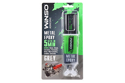 Клей двухкомпонентный для металлических деталей "EPOXY-METAL", 30g