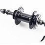 Втулка задняя MTB алюминиевая 14Gx36H под вольнобег, Disk-brake, 2 пром-подшипники 6200 2RS, крепл. эксцентрик, чёрная MS3951F