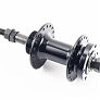 Втулка задняя MTB алюминиевая 14Gx36H под вольнобег, Disk-brake (резьба), 2 пром-подшипники 6200 2RS, крепл. гайка, чёрная MS3951F