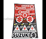Наклейки   (набор) спонсоры, мультибренд   Suzuki (28х45см) VV